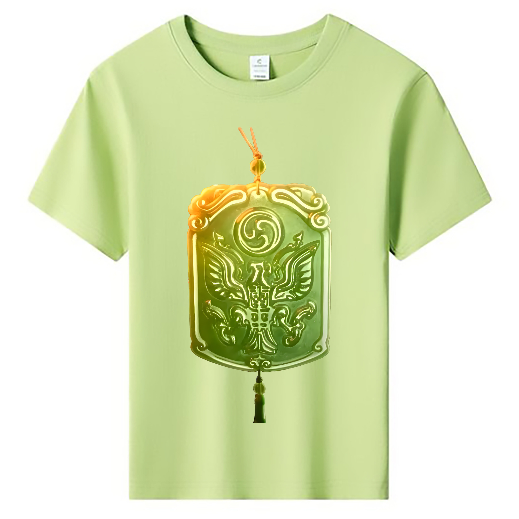 （画像用） Ne Zha 2 ナタ 魔童の大暴れ 綿100％キッズTシャツ（フロントプリント）